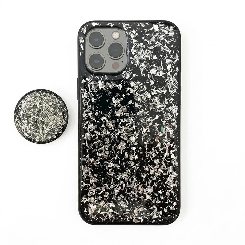 کاور مدل 01 مناسب برای گوشی موبایل اپل Iphone 12/12 Pro به همراه پاپ سوکت