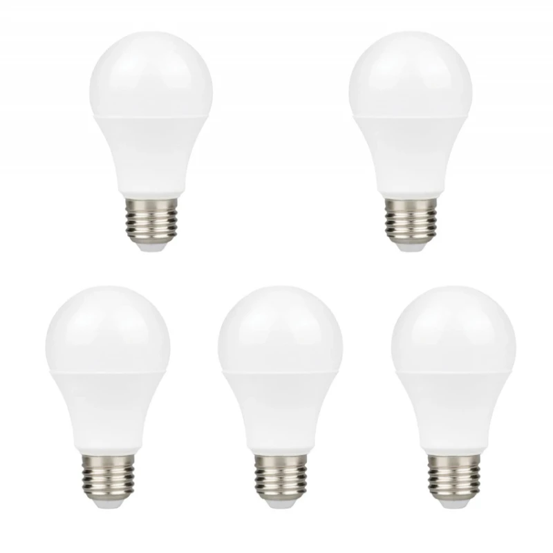 لامپ 9 وات پارس شوان مدل حبابى پايه E27 مجموعه 5 عددى