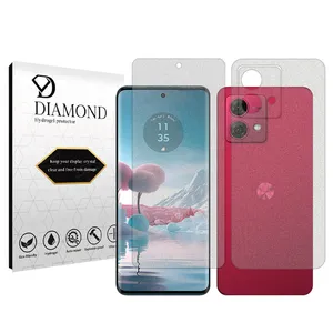 Diamond Tough model matte screen protector suitable for Motorola Moto G84 mobile phone along with the back protector 