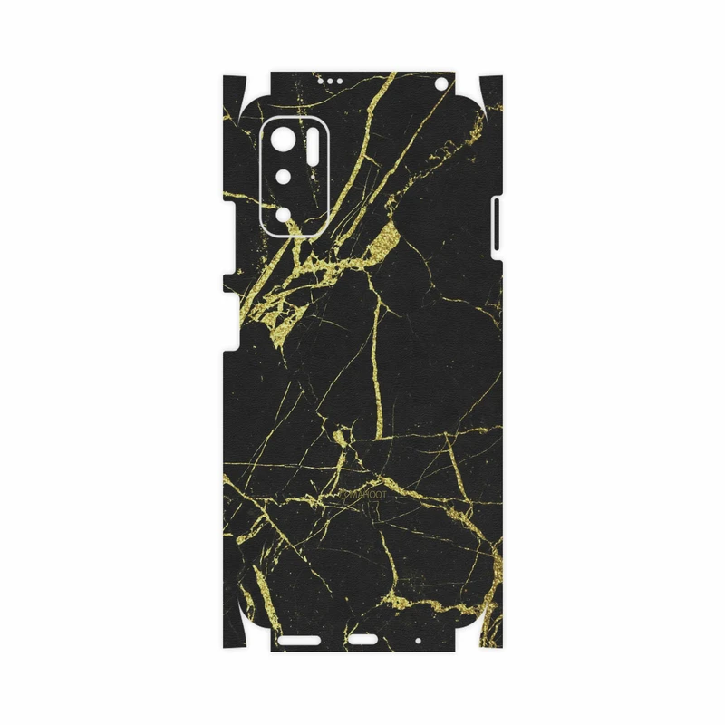 برچسب پوششی ماهوت مدل Graphite-Gold-Marble-FullSkin مناسب برای گوشی موبایل نوکیا G10