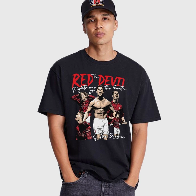 تی شرت آستین کوتاه مردانه مدل کریستیانو رونالدو Z575