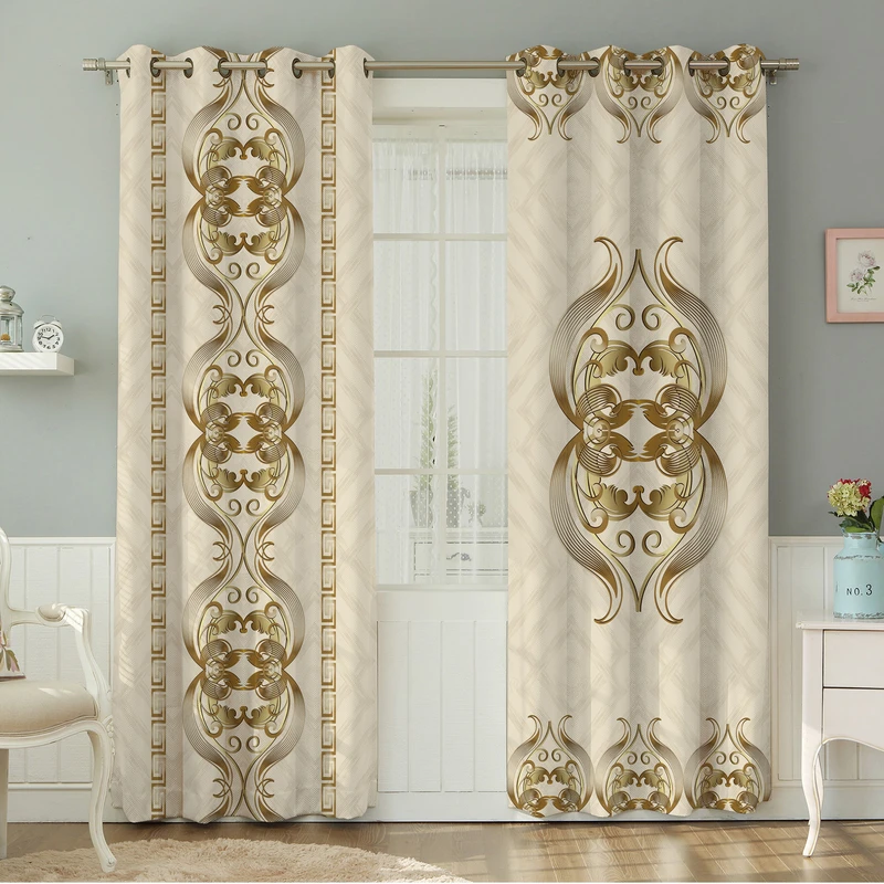 پرده نیروانا طرح مدرن  مدل هازان کد 4510 سایز 140×280 سانتی متر