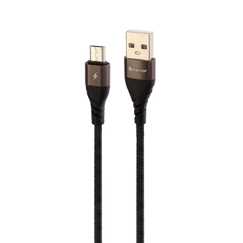 کابل تبدیل USB به MicroUSB پارمپ مدل Efficiency Speed طول 0.3 متر