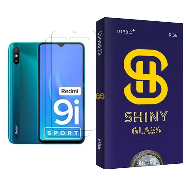 محافظ صفحه نمایش آتوچبو مدل Shiny Glass MIX002 مناسب برای گوشی موبایل شیائومی Redmi 9i Sport بسته دو عددی