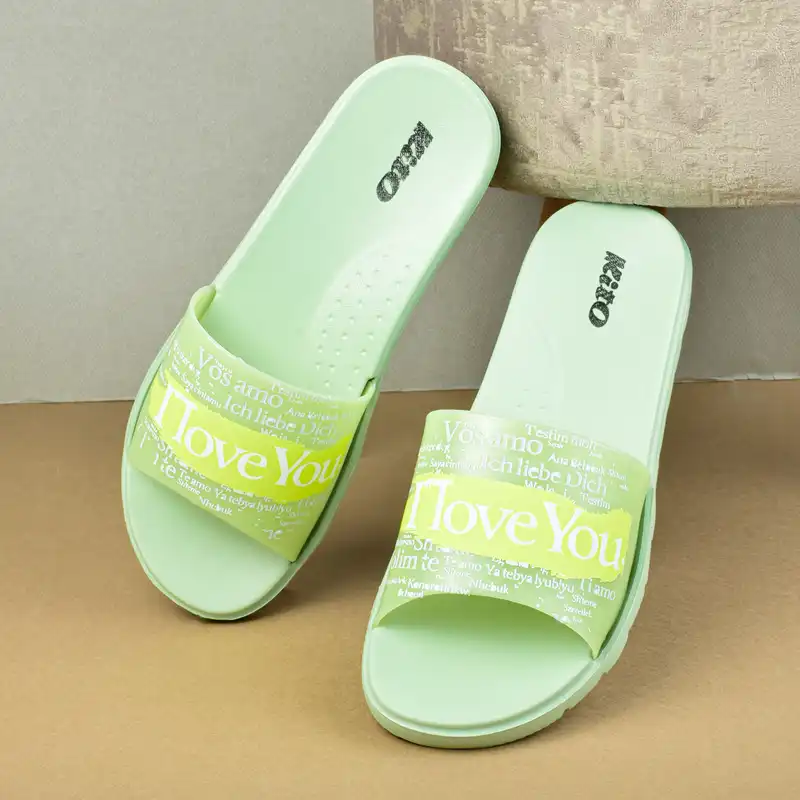 دمپایی زنانه کیتو مدل آی لاو یو کد 2999