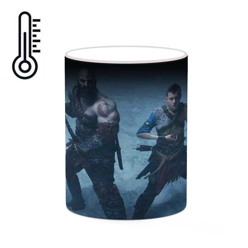 ماگ حرارتی کاکتی طرح گاد آف وار God Of War مدل mgh40579
