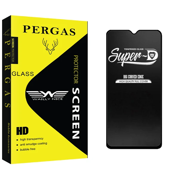 محافظ صفحه نمایش شیشه ای وایلی نایس مدل Pergas Glass Super-D مناسب برای گوشی موبایل سامسونگ Galaxy A23
