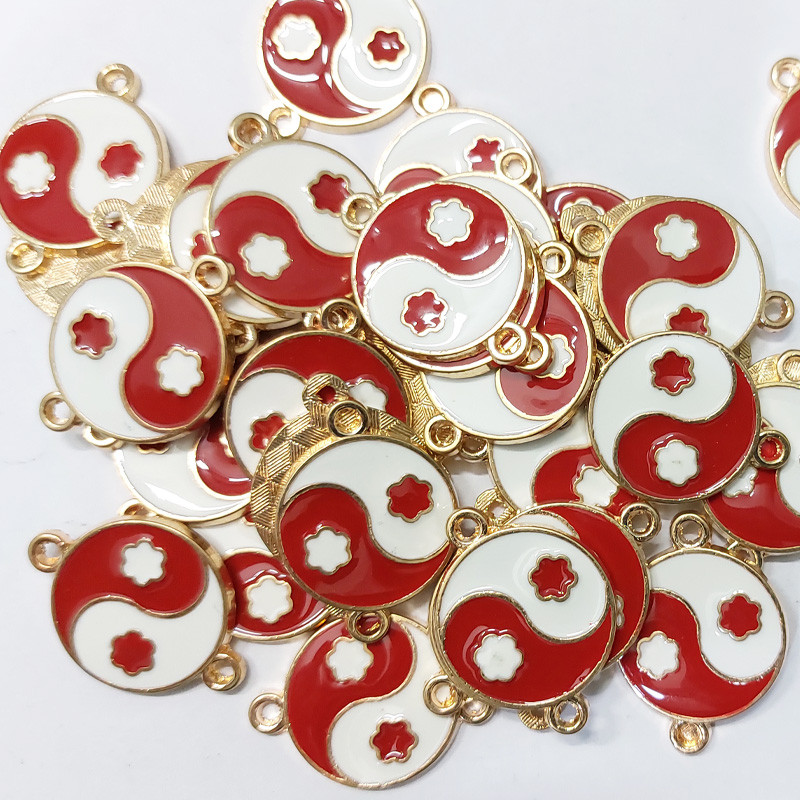 آویز دستبند دخترانه مدل گل نسترن کد 110 بسته 5 عددی