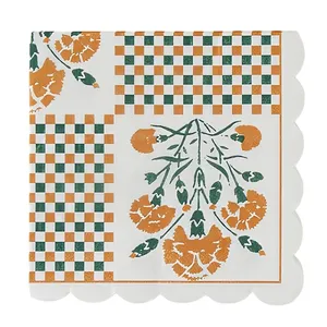 دستمال میز انگلیش هوم مدل Retro Botanique بسته 20 عددی