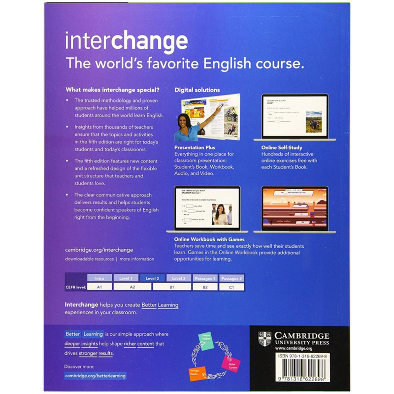 کتاب Interchange 5th 2 اثر Jack C. Richards انتشارات cambridge کتاب Interchange 5th 2 اثر Jack C. Richards انتشارات cambridge