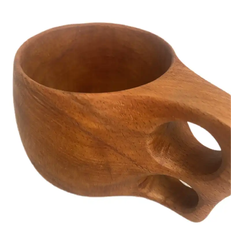 لیوان چوبی مدل کوکسا چوب راش کد SR01