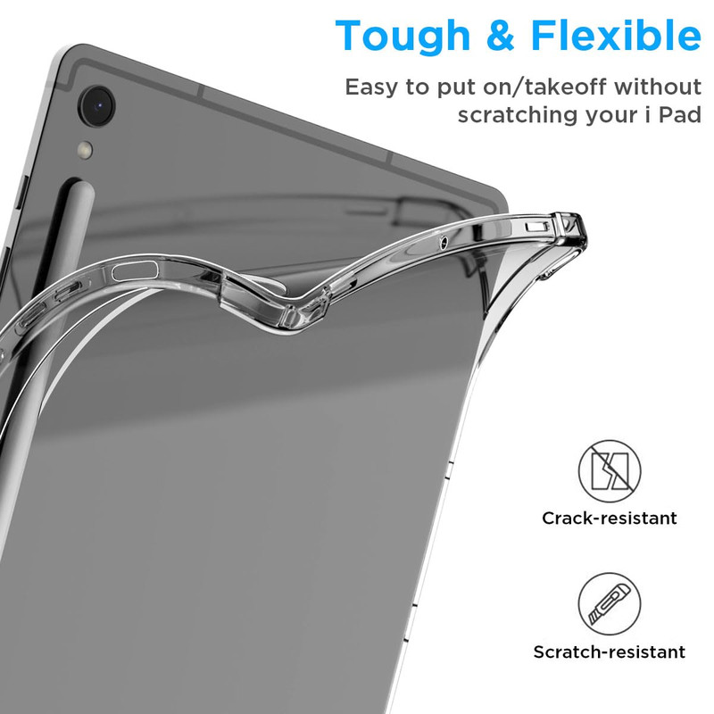 کاور مدل QSM مناسب برای تبلت سامسونگ Galaxy Tab S7 Plus SM-T975 / Tab S8 Plus SM-X806B