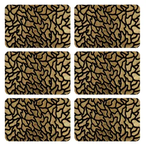 زیربشقابی طرح کلاسیک کد 8839 بسته 6 عددی 
