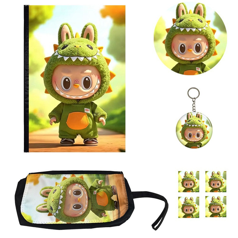 بسته لوازم تحریر مدل لابوبو کیوت کد 1 مجموعه 8 عددی