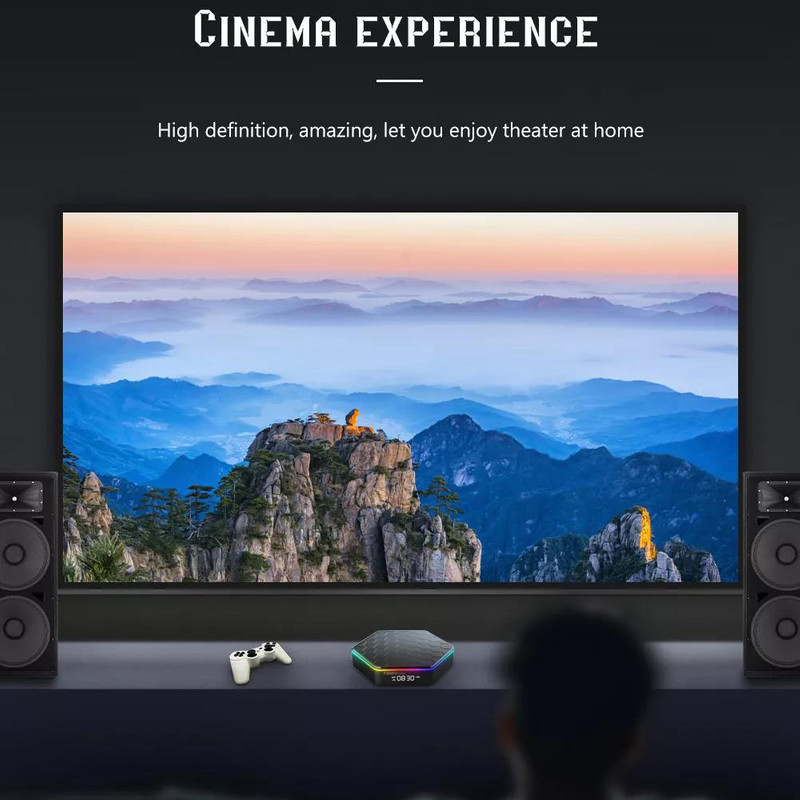 اندروید باکس مدل T95Z plus 4/64GB به همراه کیبورد i8