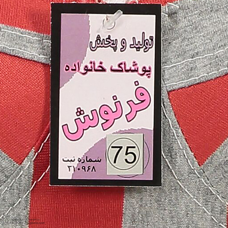 سوتین زنانه فرنوش مدل راه راه کد 04