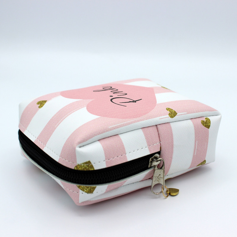 کیف لوازم آرایش زنانه مدل قلبی کد IDM 519