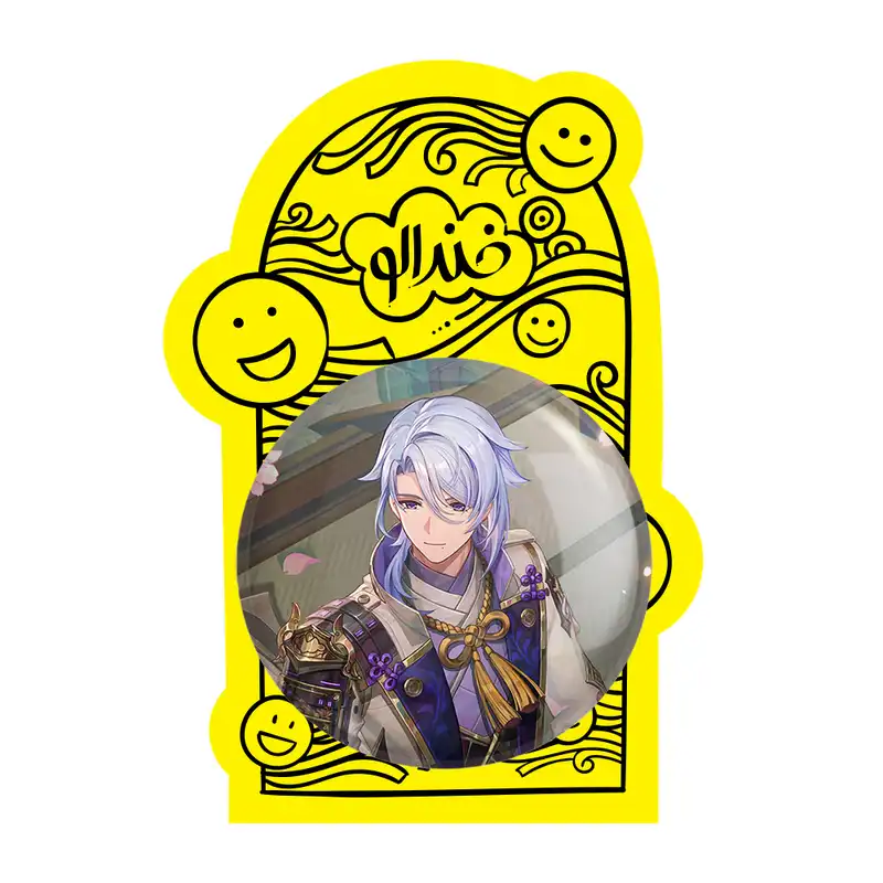 آینه جیبی خندالو مدل بازی گنشین ایمپکت Genshin Impact کد 25695