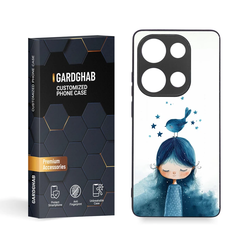 کاور گارد قاب مدل دخترانه مناسب برای گوشی موبایل شیائومی Redmi Note 13 Pro 4G / Poco M6 Pro 4G