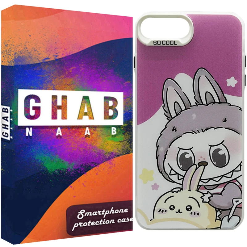 کاور قاب ناب مدل Socool طرح Labubu 05 مناسب برای گوشی موبایل اپل IPhone 7 Plus/ 8 Plus