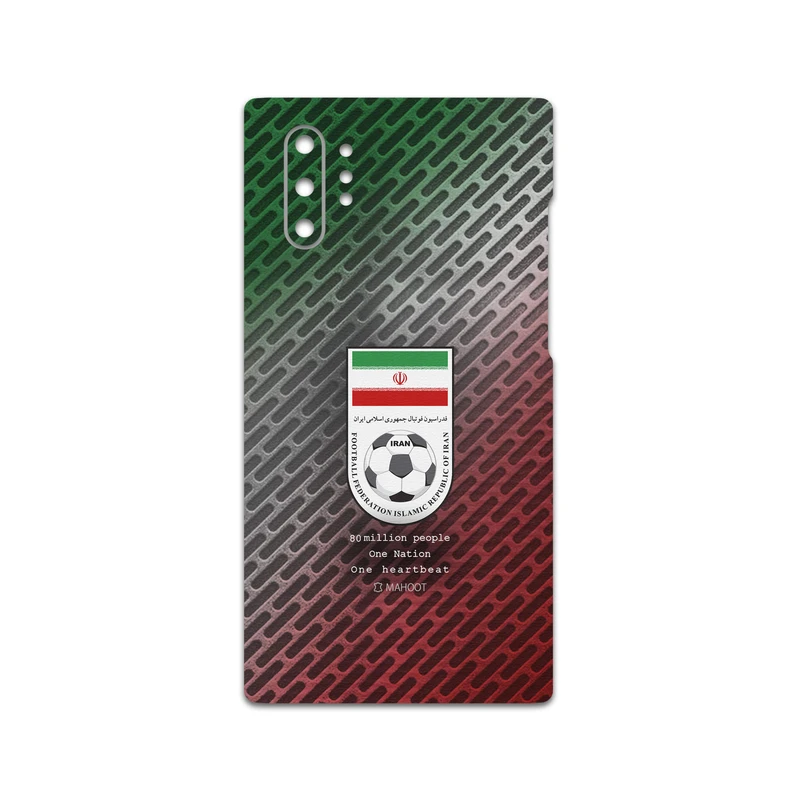 برچسب پوششی ماهوت مدل Iran-National-Football-Team مناسب برای گوشی موبایل سامسونگ Galaxy Note 10 Plus