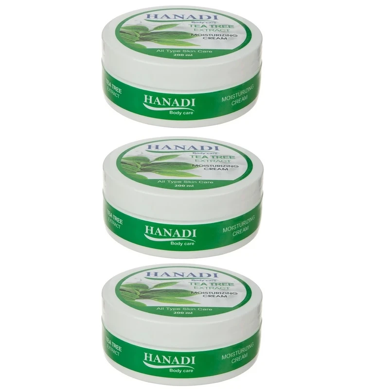کرم مرطوب کننده دست هانادی مدل برگ چای مناسب انواع پوست ها حجم 200 میلی لیتر مجموعه 3 عددی کرم مرطوب کننده دست هانادی مدل برگ چای مناسب انواع پوست ها حجم 200 میلی لیتر مجموعه 3 عددی