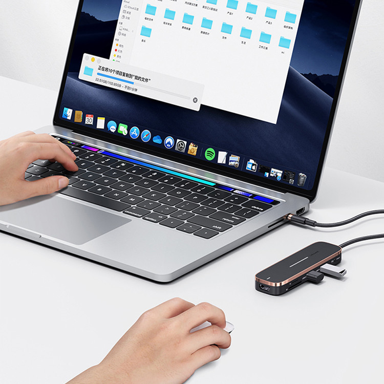 هاب 6 پورت USB-C یوسمز مدل SJ575