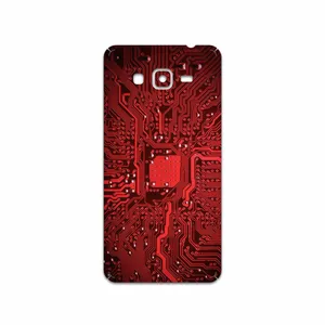 MAHOOT Red Printed Circuit Board Cover Sticker for Samsung Galaxy Grand Prime