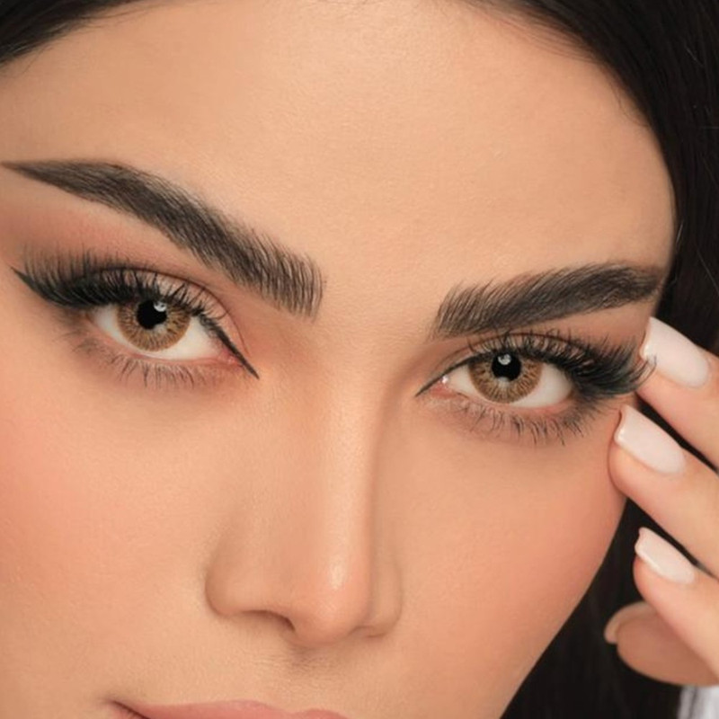 لنز چشم کلیر ویژن مدل WAZELNUT رنگ عسلی