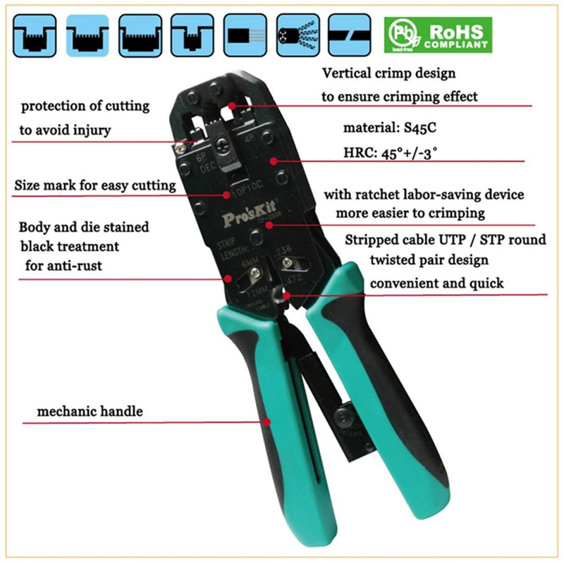 انبر  سیم لخت کن پروسکیت   مدل CP-200R