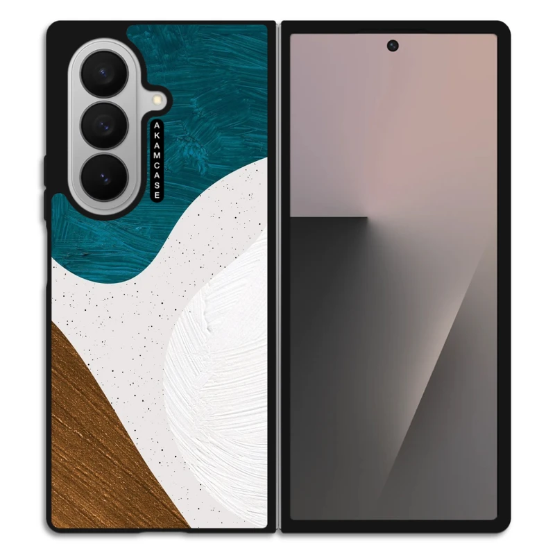 کاور آکام مدل AMC-WSGZFOLD7-WATER COLOR-19 مناسب برای گوشی موبایل سامسونگ Galaxy Z Fold 7
