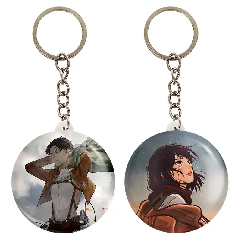 جاکلیدی خندالو مدل لیوای انیمه اتک آن تایتان کد 1852618529 مجموعه 2 عددی