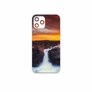 MAHOOT Waterfall Cover Sticker for Apple iPhone 12 Pro
