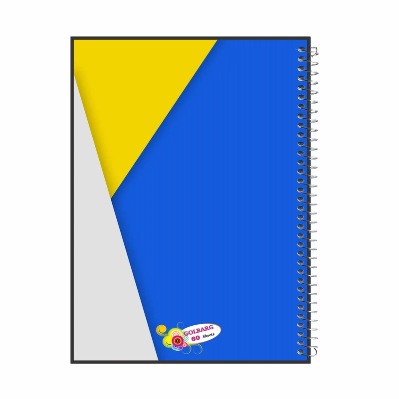 دفتر مشق 60 برگ گلبرگ مدل دبیرستانی کد 3212