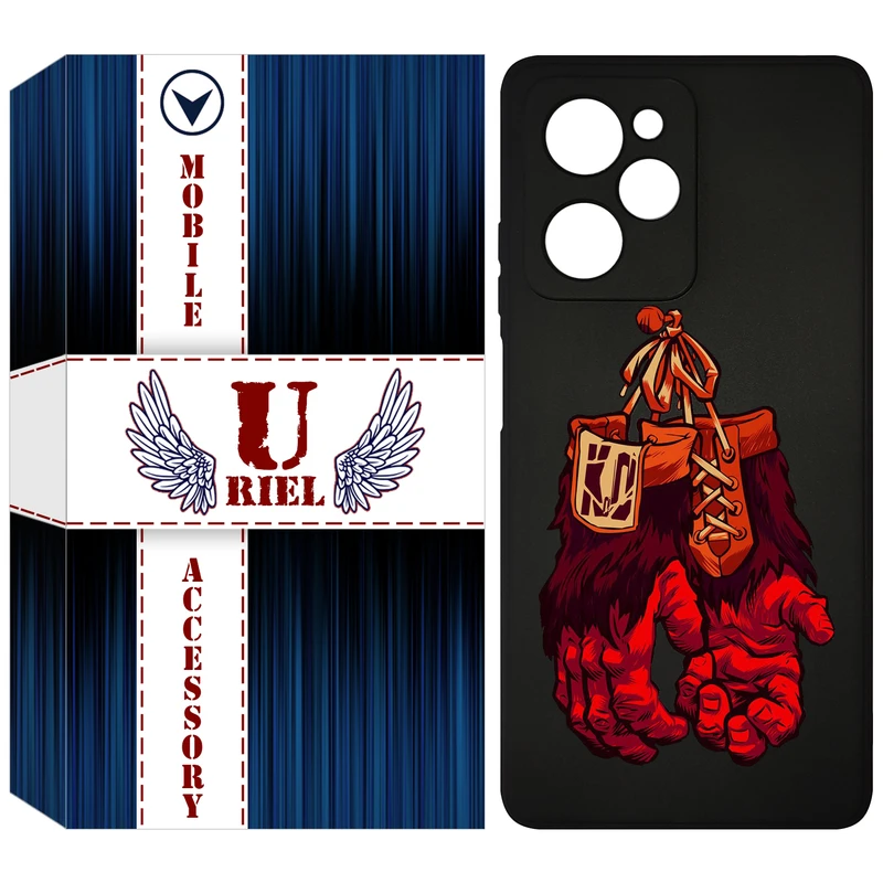 کاور یوریل مدل KSH کد 77 طرح دستکش مناسب برای گوشی موبایل شیائومی Poco X5 Pro / Redmi Note 12 Pro 5G