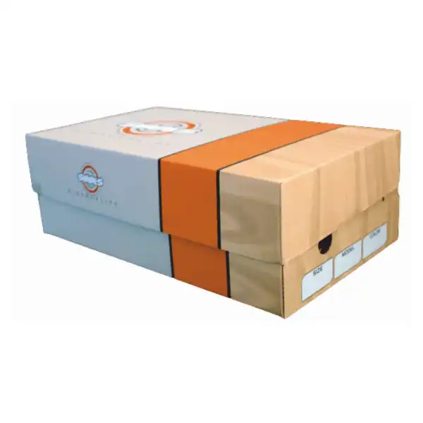 جعبه بسته بندی مدل کفش مردانه طرح MDF کد M2 بسته 100 عددی