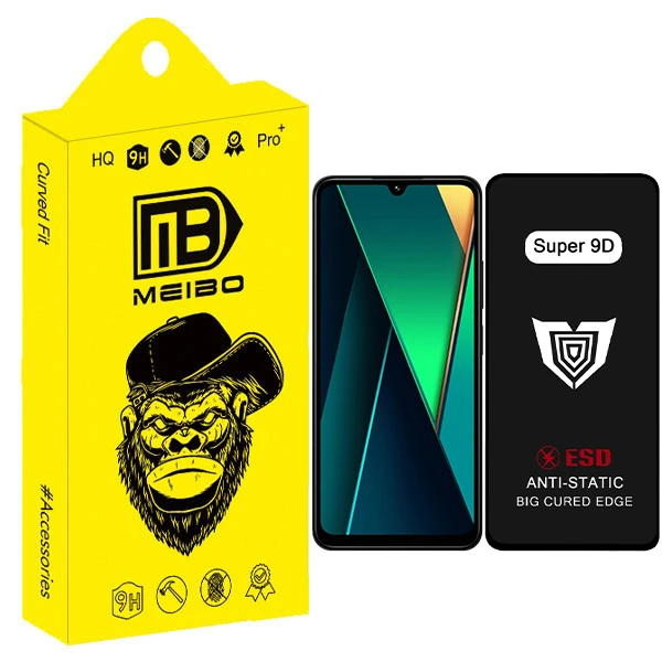 محافظ صفحه نمایش میبو مدل Super 9D View مناسب برای گوشی موبایل شیائومی poco c75 / redmi a4 / a3 pro