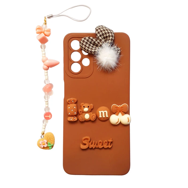 کاور طرح تدی کد A9784 مناسب برای گوشی موبایل سامسونگ Galaxy A13 4G به همراه بند