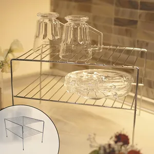 ارگانایزر مدل راف دو طبقه فلزی کد 7839 بسته 2 عددی