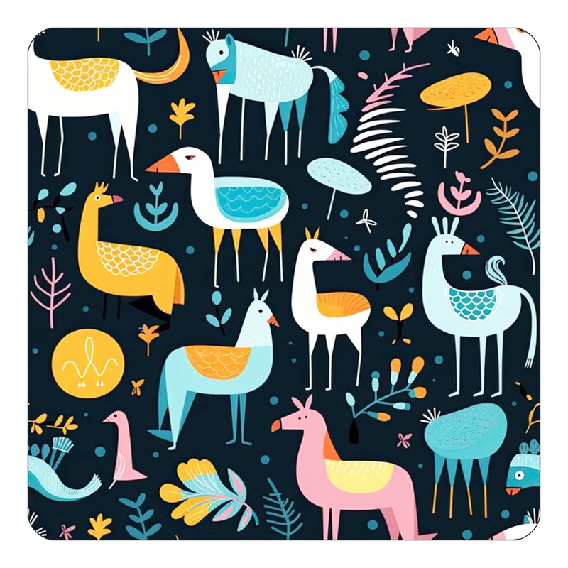 مگنت کاکتی طرح حیوانات رنگی مدل mp26667