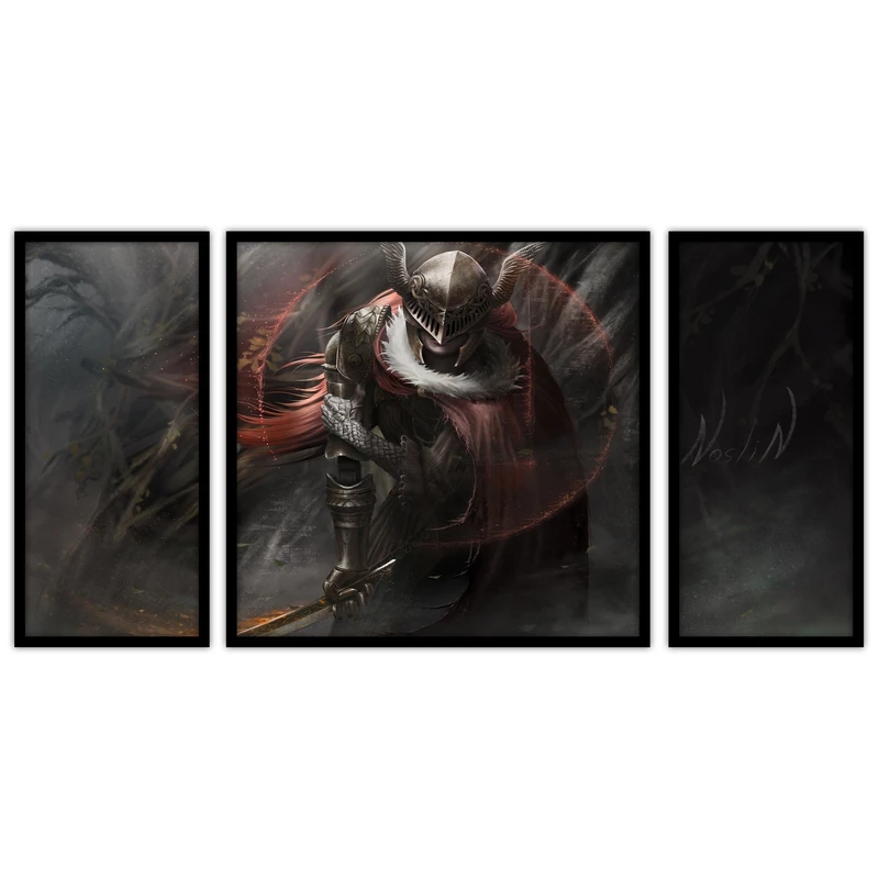 تابلو بکلیت طرح گیمینگ مدل B-bu3298 مجموعه 3 عددی