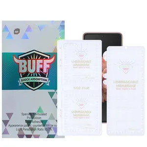 Buff Hydrogel Glass Screen Protector For Samsung Galaxy Z Flip 6 with Back Protector