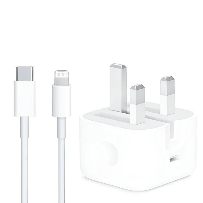 شارژر دیواری 25 وات مدل 2025- 14 PRO MAX به همراه کابل لایتنینگ