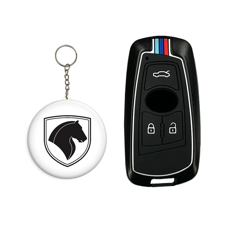 کاور ریموت و سوئیچ خودرو کالانیکس مدل COV-TARAOTO-10390 طرح فلزی مناسب برای تارا به همراه جاسوئیچی