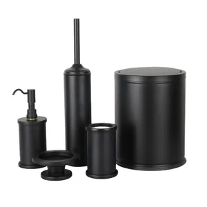 ست سرویس بهداشتی 5 پارچه دلفین مدل Brass-01-B