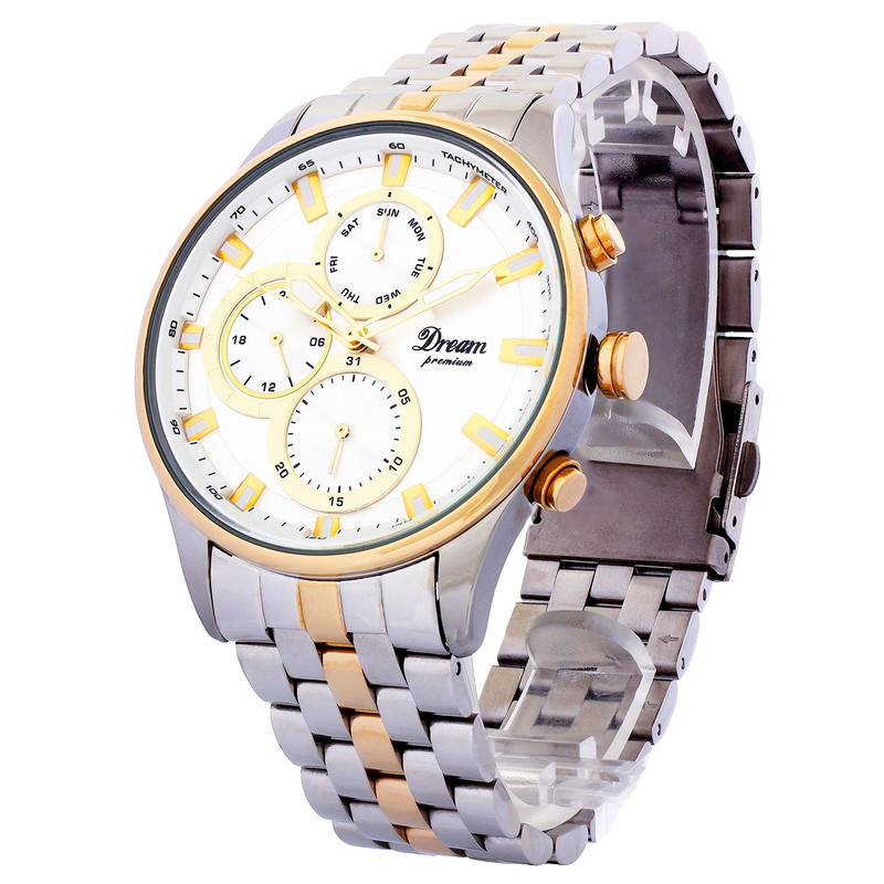 ساعت مچی عقربه‌ای مردانه دریم مدل فول دیت موتور سوئیسی