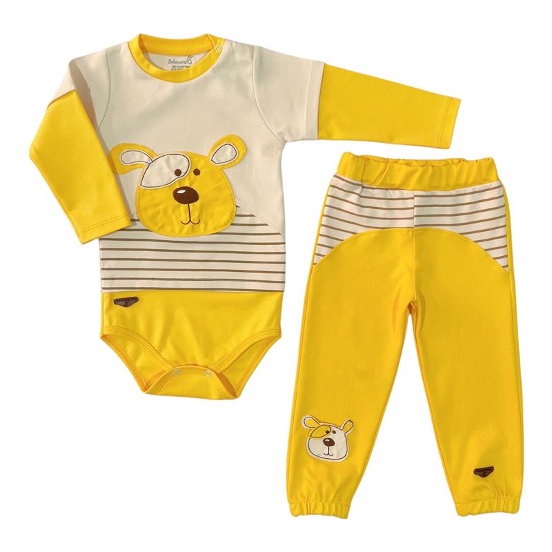 ست بادی و شلوار نوزادی به آوران مدل هورام 77285493 - - 13