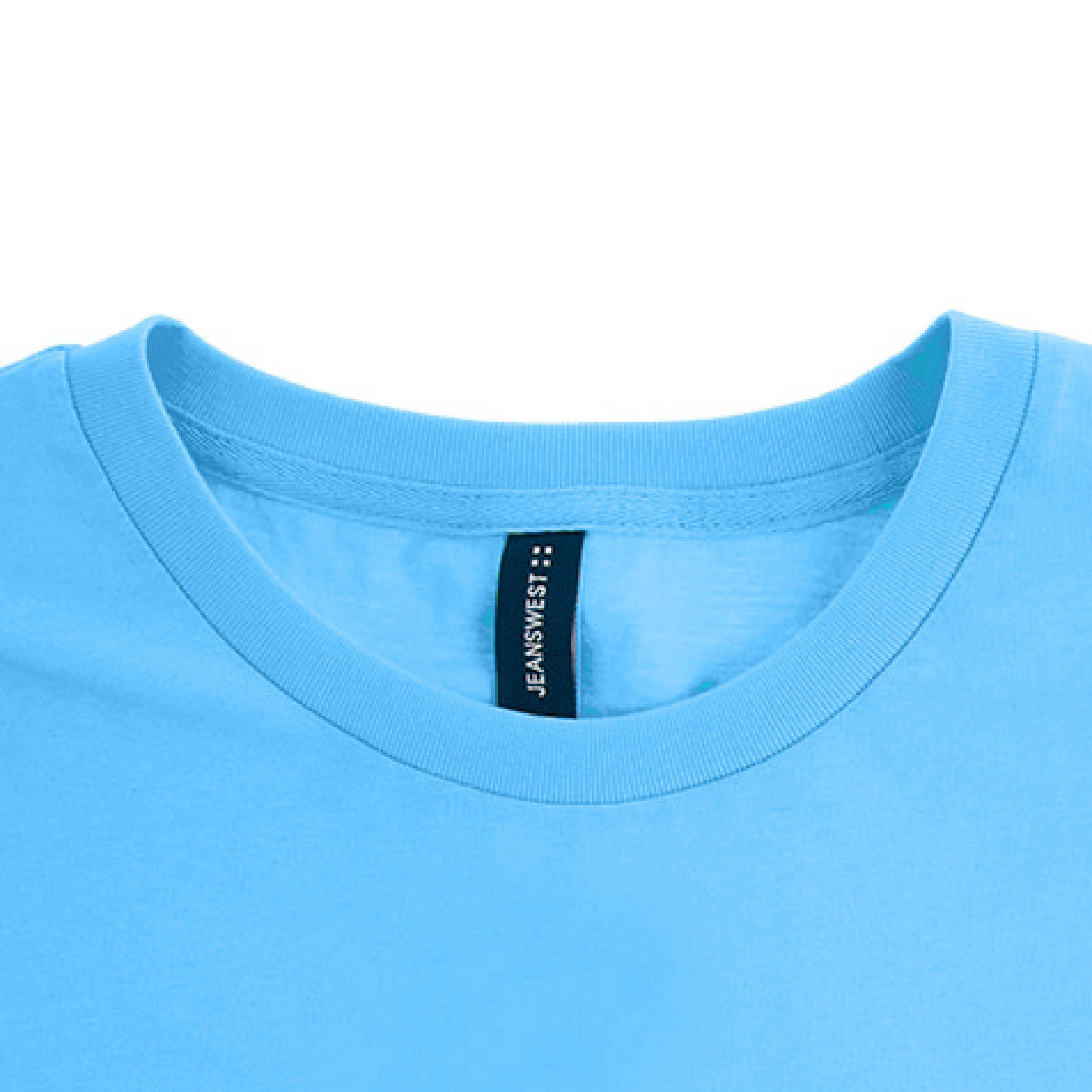 تی شرت آستین کوتاه مردانه جین وست مدل یقه گرد کد 1551328 رنگ آبی -  - 4