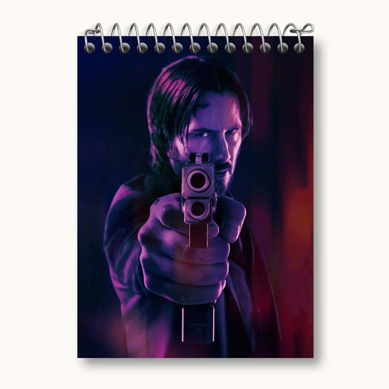 دفتر یادداشت 50 برگ خندالو مدل جان ویک John Wick کد 28565