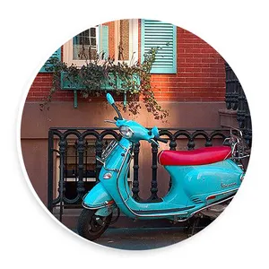 دیوارکوب طرح موتور وسپا مدل wtb206